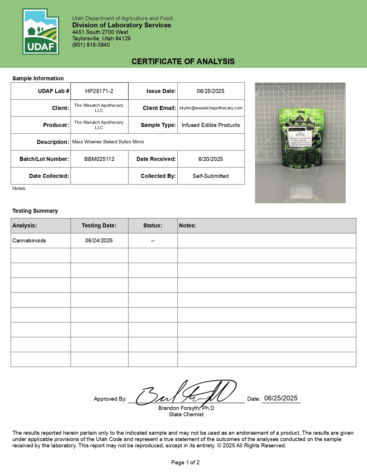 Wasatch Apothecary Chill Chews. 5mg THC 30ct/pk 8pkgs/display box