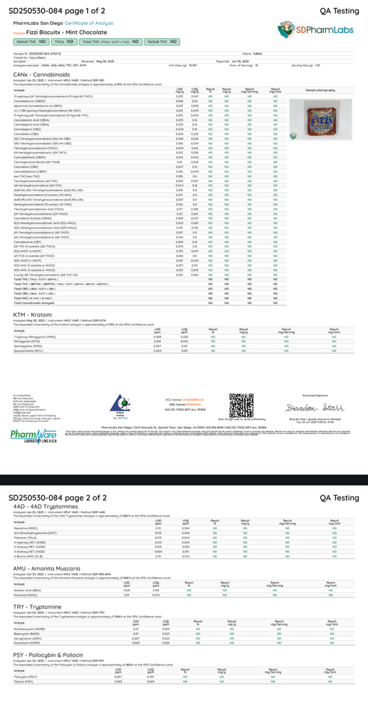 Fizzi BiscuitX 1ct/pk 30pkgs/display box