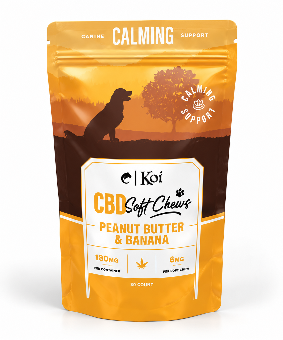 Koi CBD Pet Chews 30-count bag, 6 packs per order