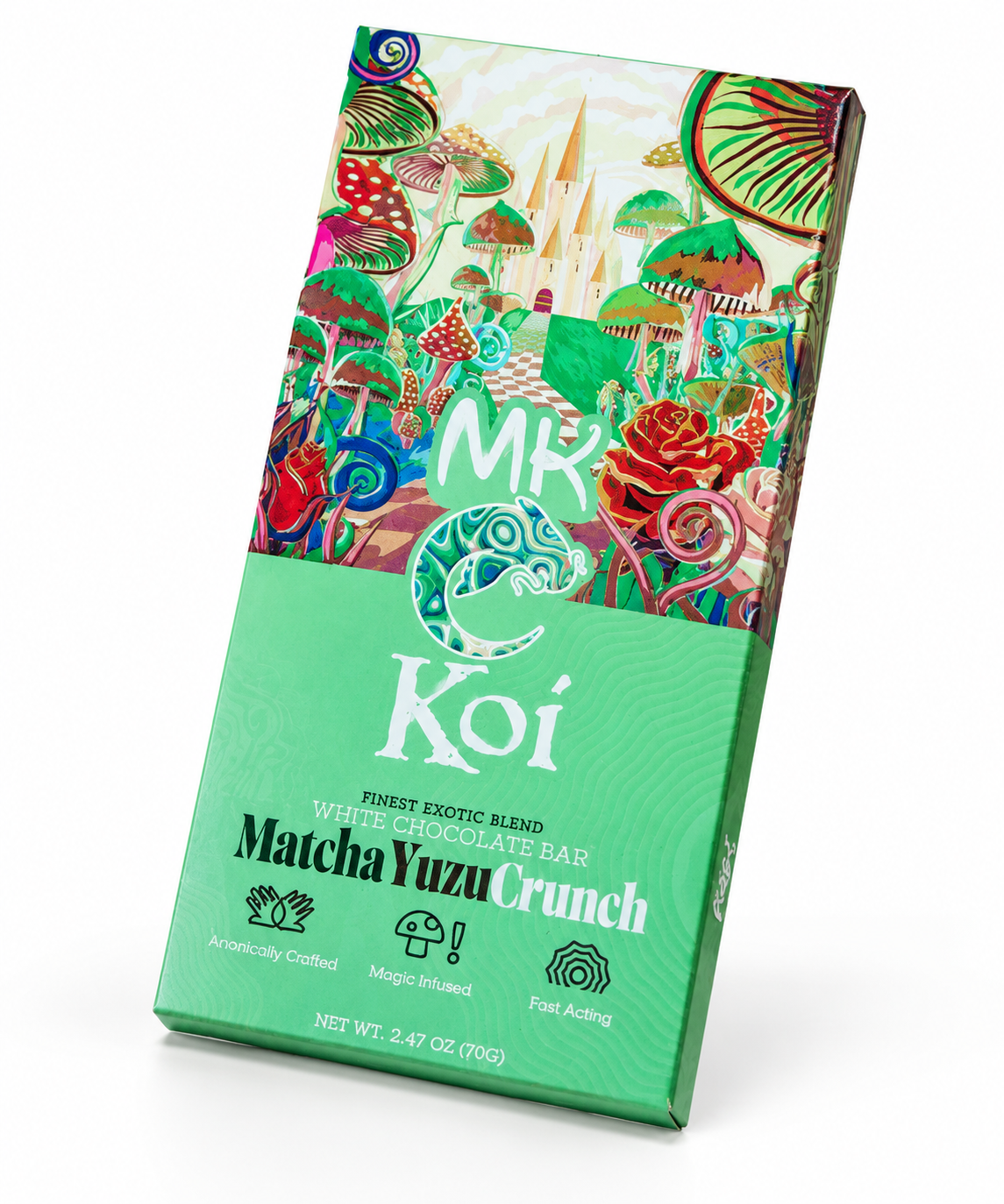 MK x Koi Shroom Bar mushroom chocolate in 10-unit box