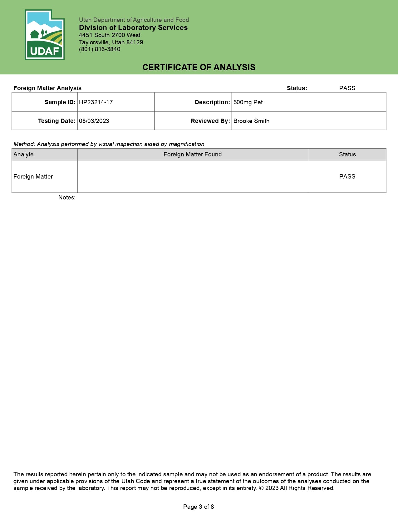 DocThackery  500MG CBD Pet Therapeutic Full Spectrum Hemp Extract for Pets Tincture - Peanut Butter 1oz bottle