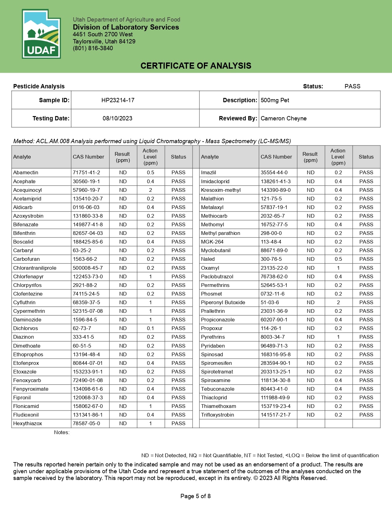 DocThackery  500MG CBD Pet Therapeutic Full Spectrum Hemp Extract for Pets Tincture - Peanut Butter 1oz bottle