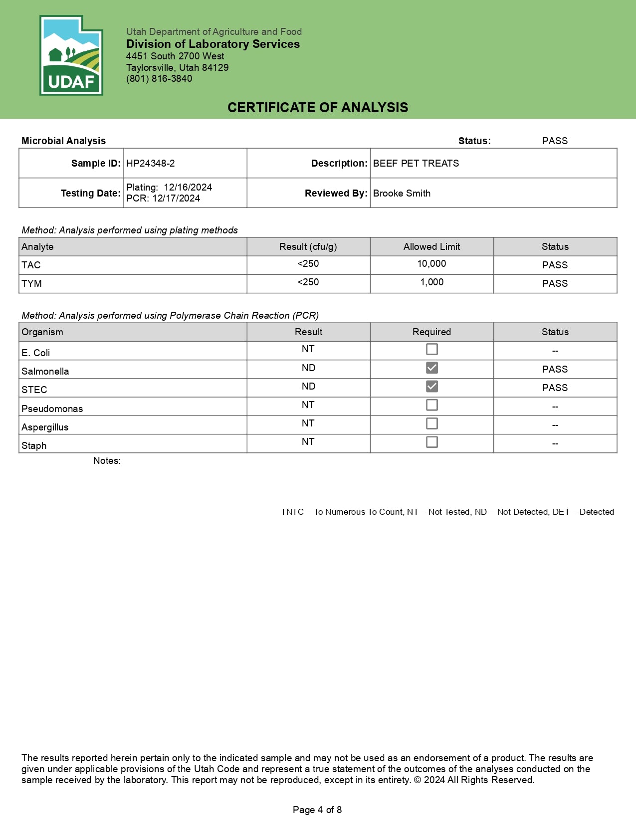 DocThackery  400 mg CBD Pet Beef Sticks 10ct/pk