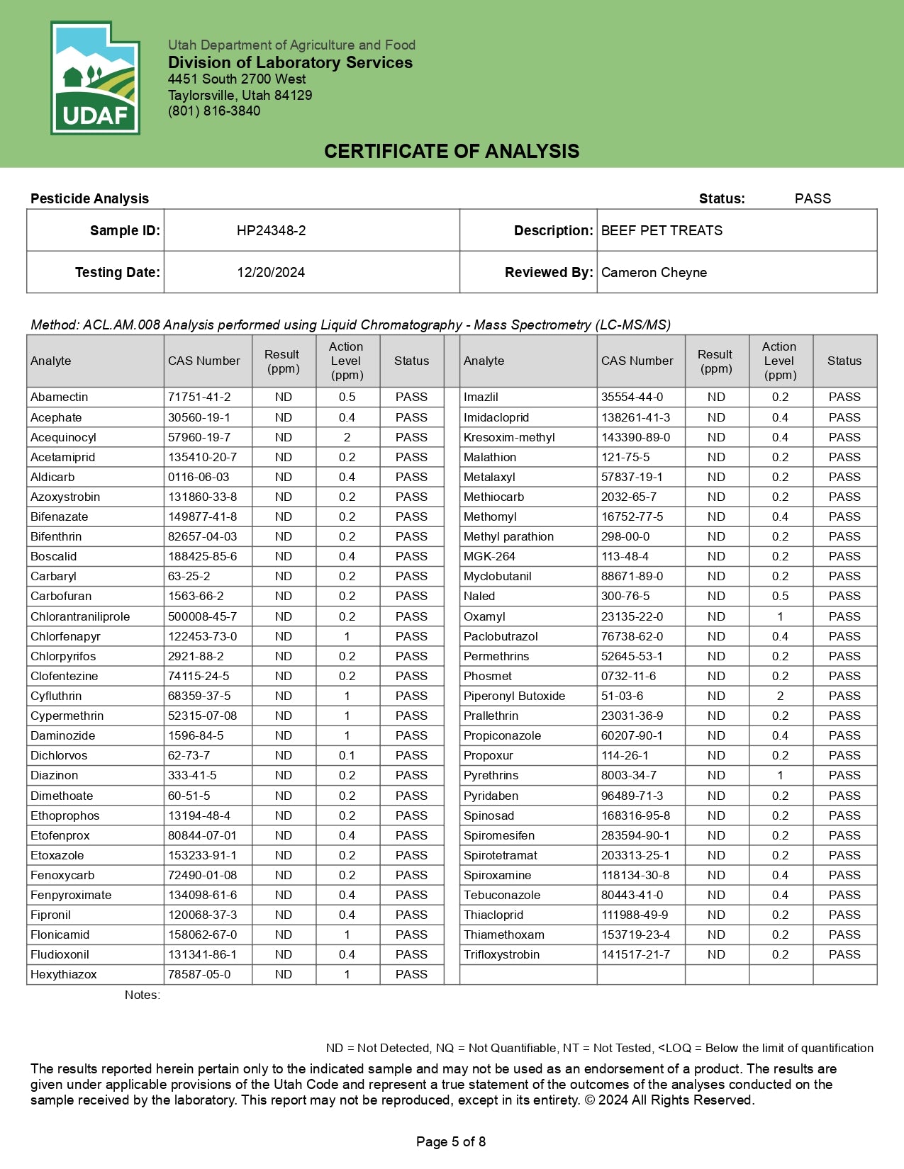 DocThackery  400 mg CBD Pet Beef Sticks 10ct/pk