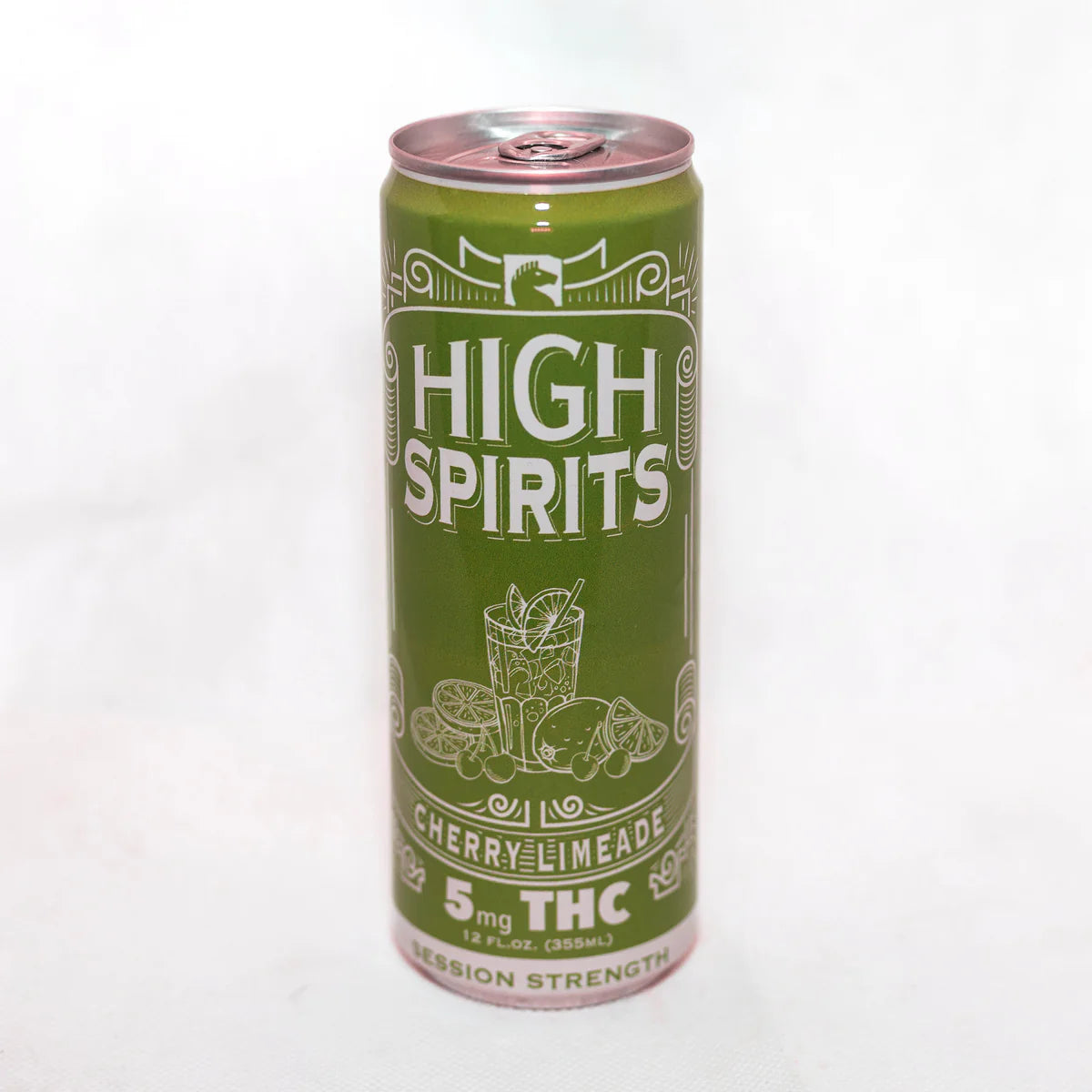 High Spirits by Trojan Horse Cannabis 50mg THC seltzer 24 per case