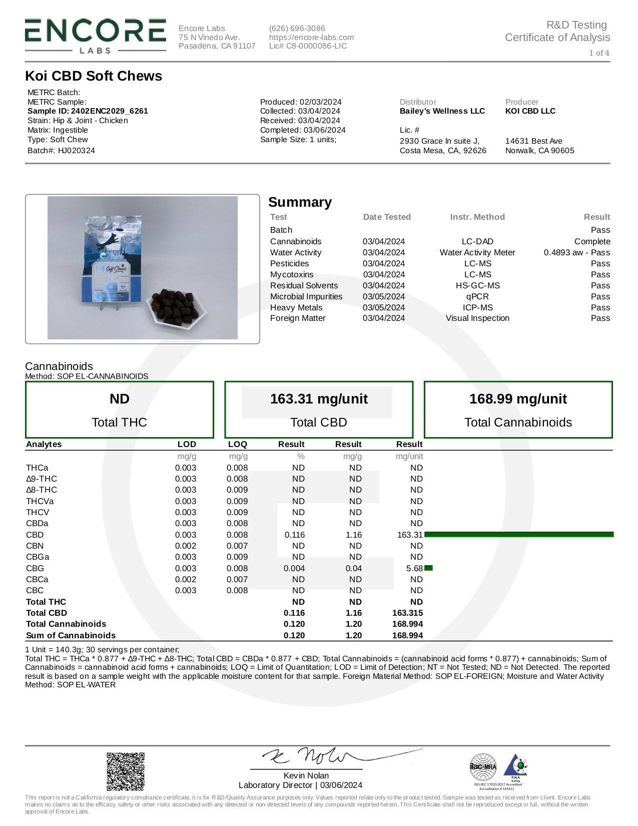 koi pet chews 30ct/pk 6pkgs/order