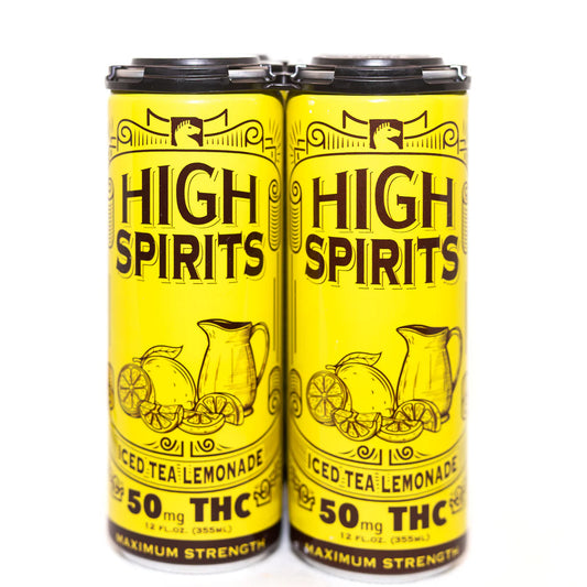High Spirits by Trojan Horse Cannabis 50mg THC seltzer 24 per case