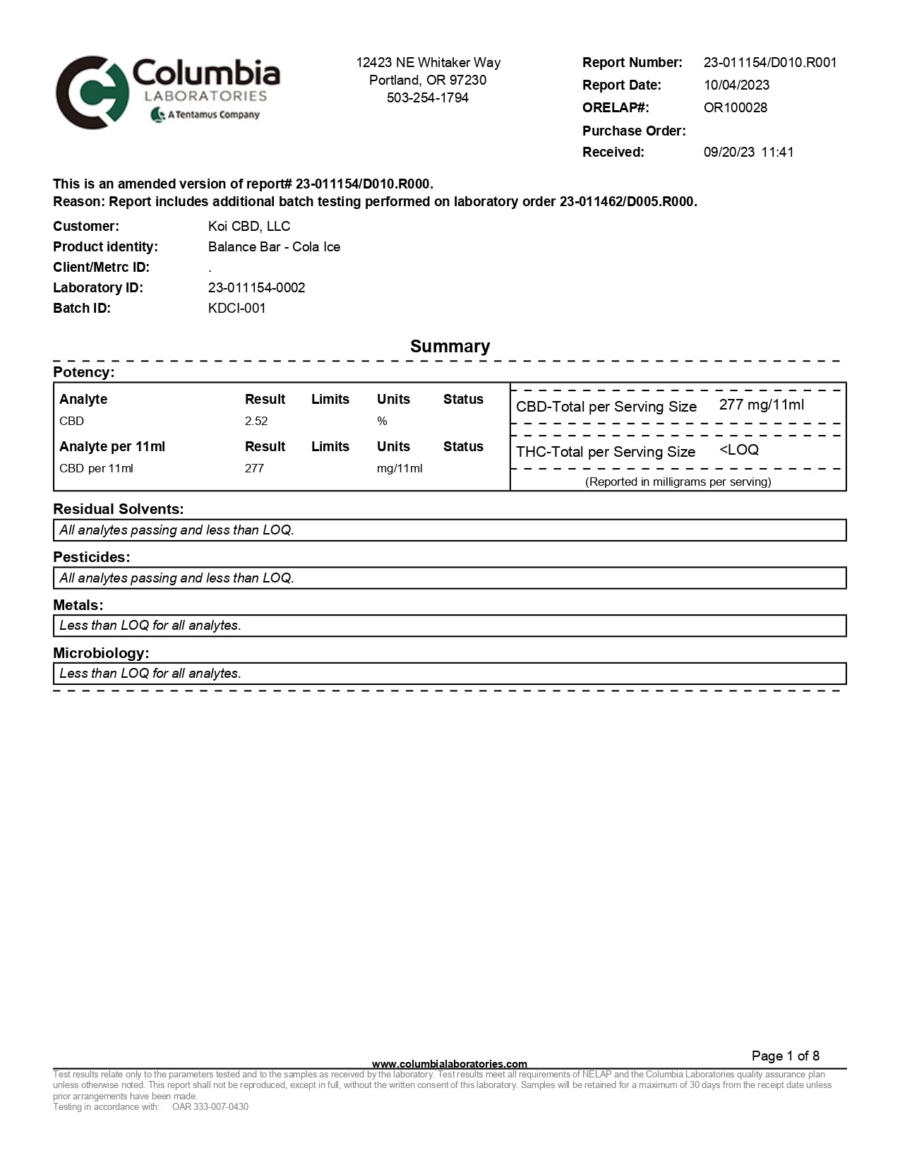 Koi Balance Bar 6000 puffs/unit 10 units/display box