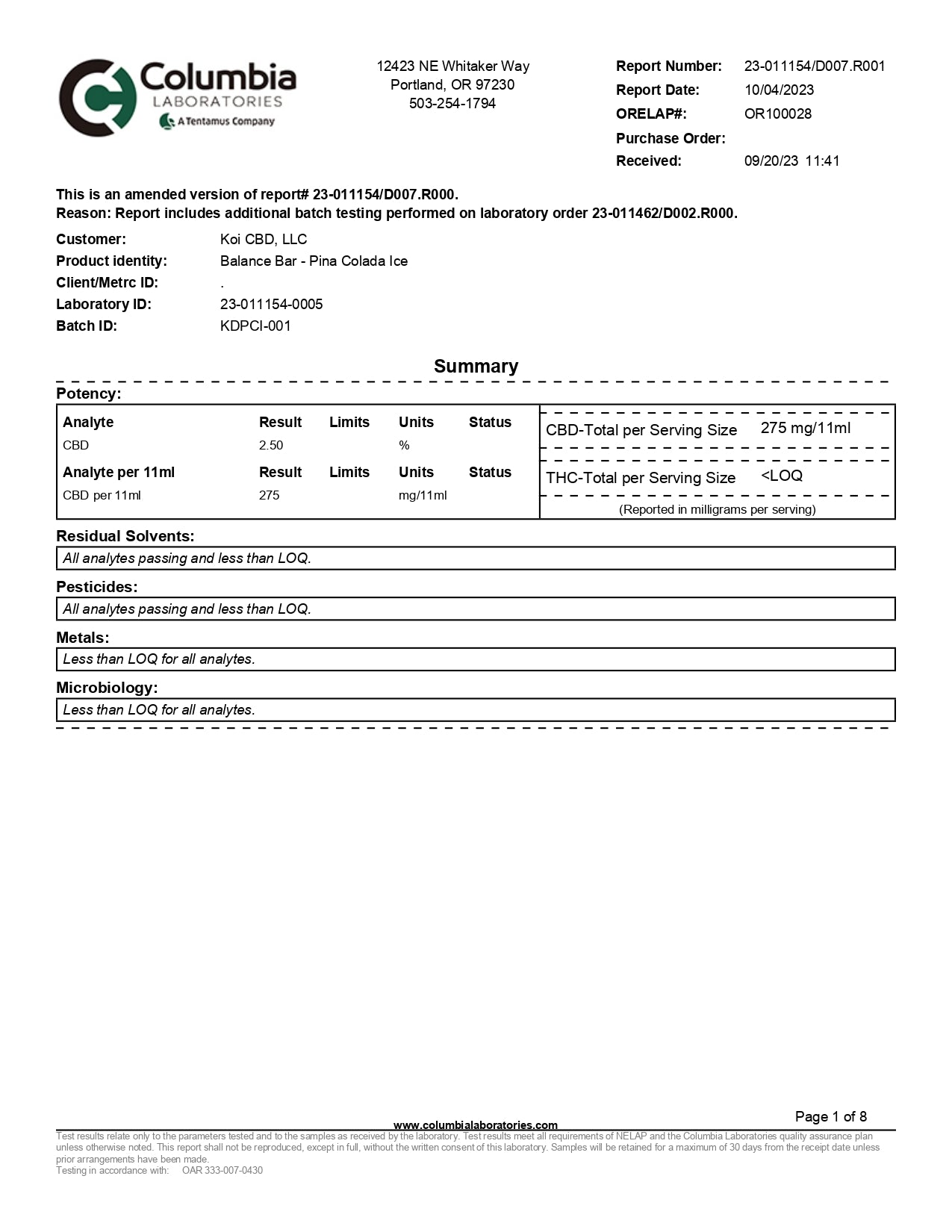 Koi Balance Bar 6000 puffs/unit 10 units/display box