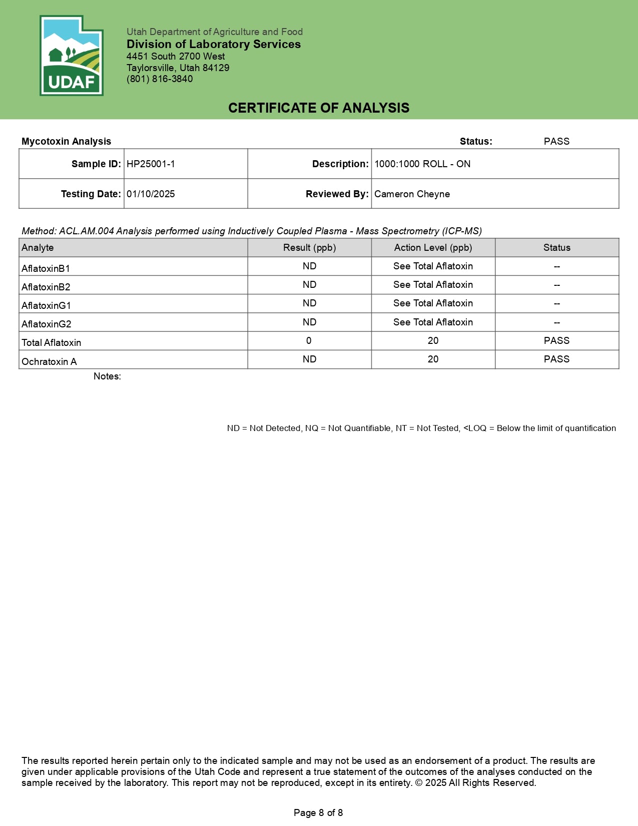 DocThackery  DEEP FREEZE Pain Relief ROLL-ON 1000mg:1000mg CBD:CBG 1ct
