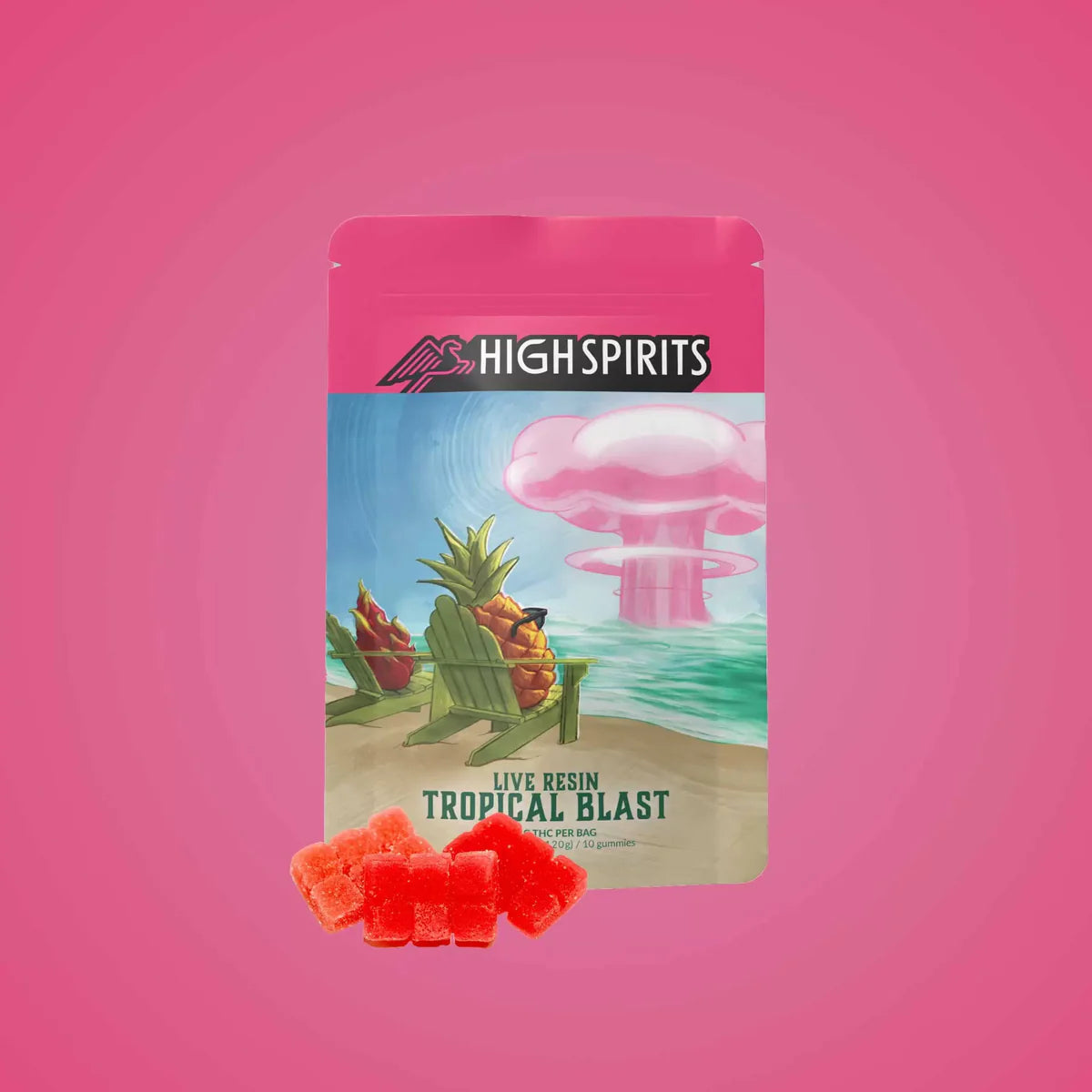 Trojan Horse Cannabis Live Resin Gummies 30mg THC 10ct/pk 25pkgs/box