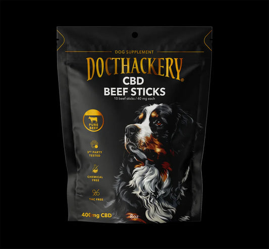 DocThackery  400 mg CBD Pet Beef Sticks 10ct/pk