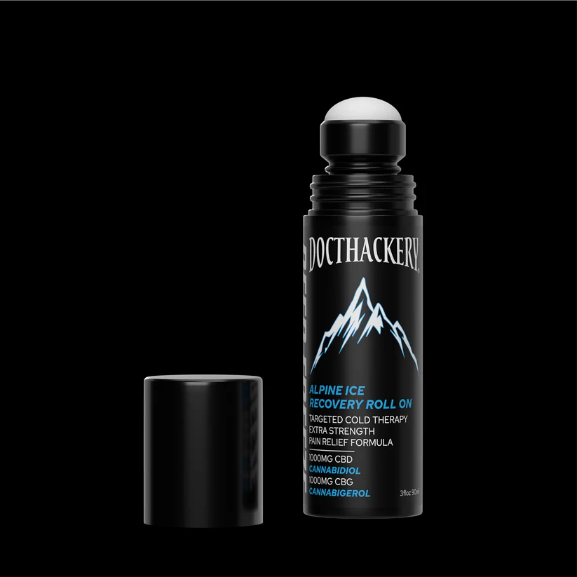 DocThackery  DEEP FREEZE Pain Relief ROLL-ON 1000mg:1000mg CBD:CBG 1ct