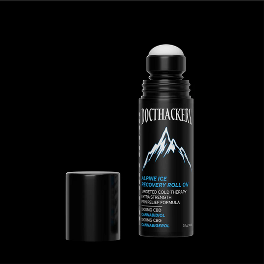 DocThackery  DEEP FREEZE Pain Relief ROLL-ON 1000mg:1000mg CBD:CBG 1ct