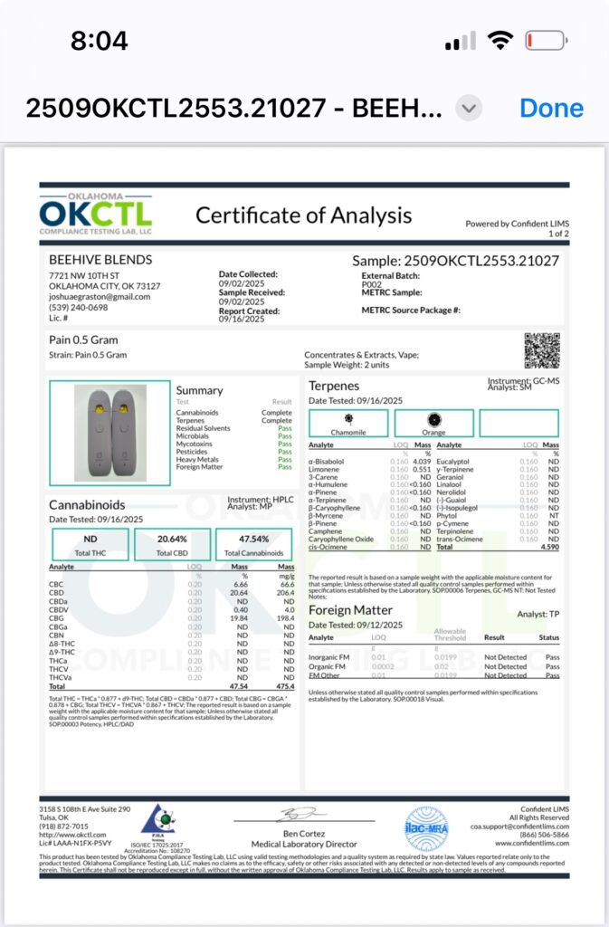 Beehive blends Disposables