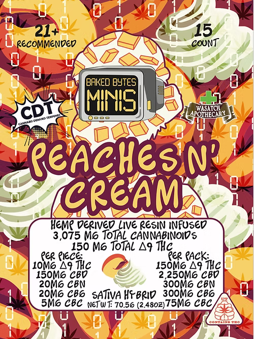 Wasatch Apothecary Edibles 10mg THC (Legacy) 15ct/pk 10pkgs/order