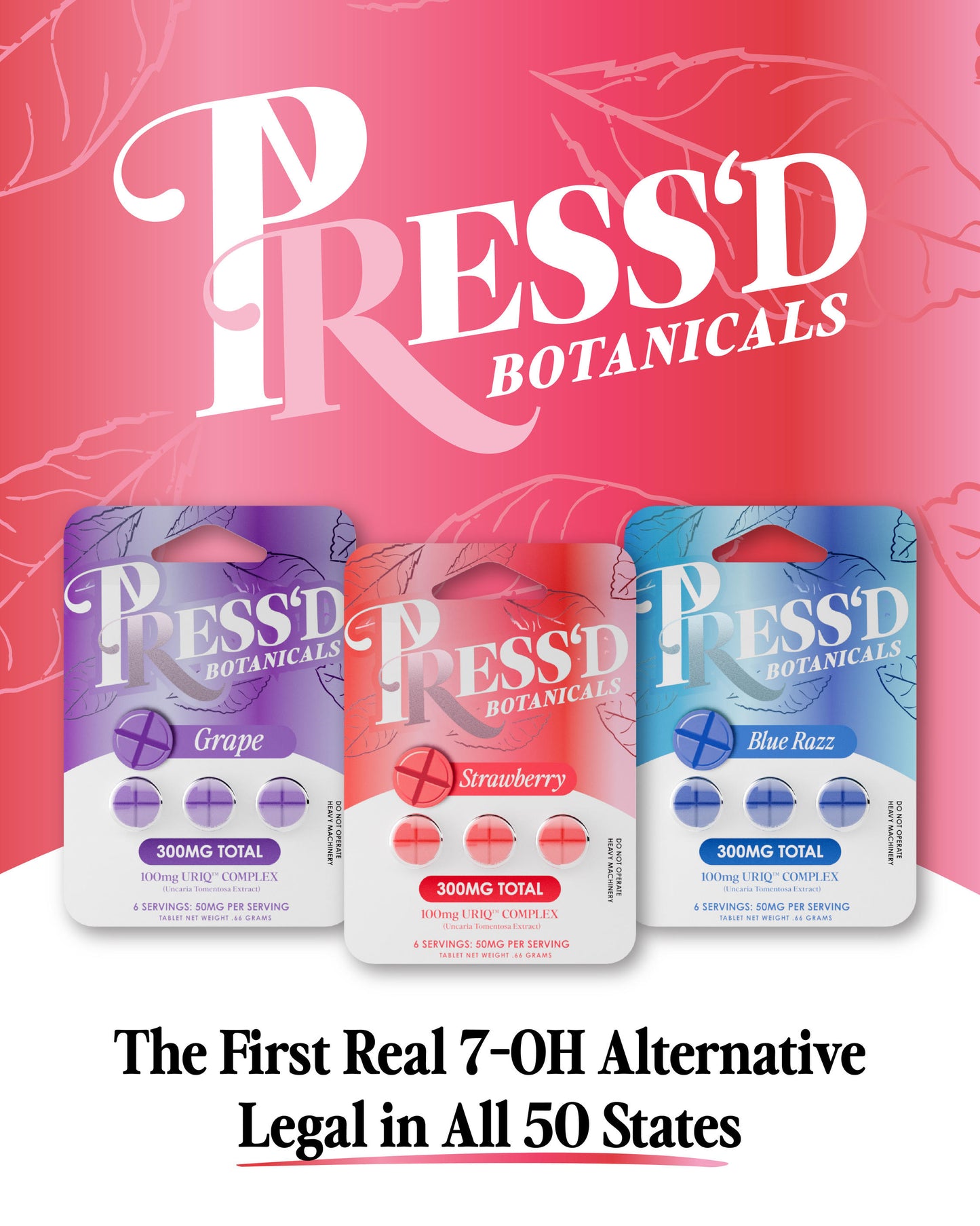 Press'd Botanical's 3ct/pk 10pk/displaybox