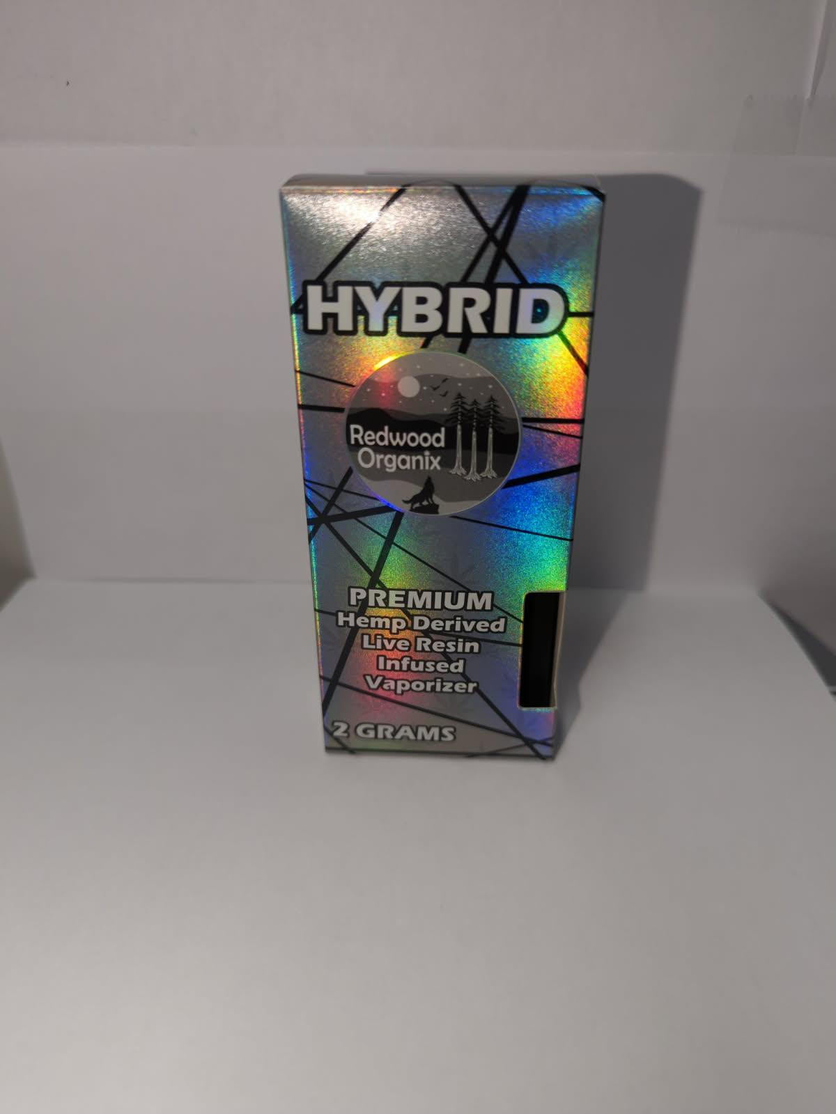 Redwood Organix CBGa 2 gram cartridges 1ct 10/box