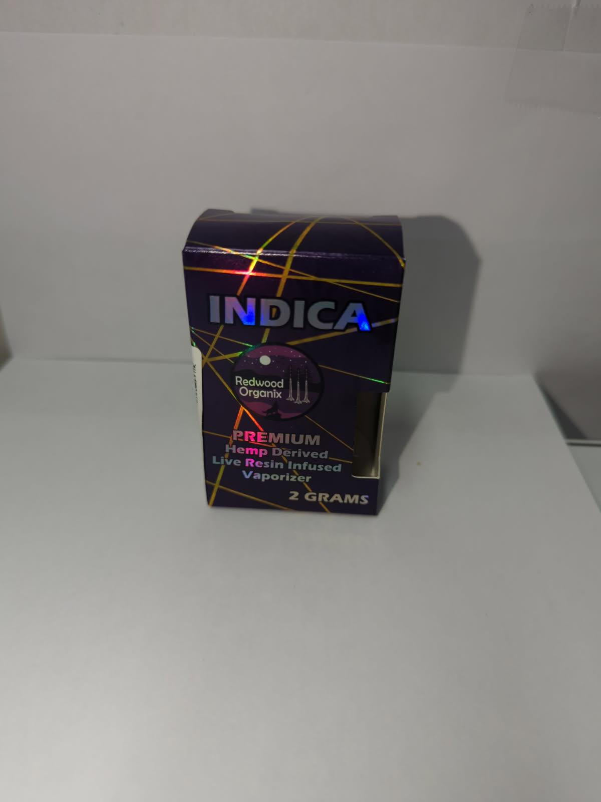 Redwood Organix CBGa 2 gram disposables 1ct 10/box