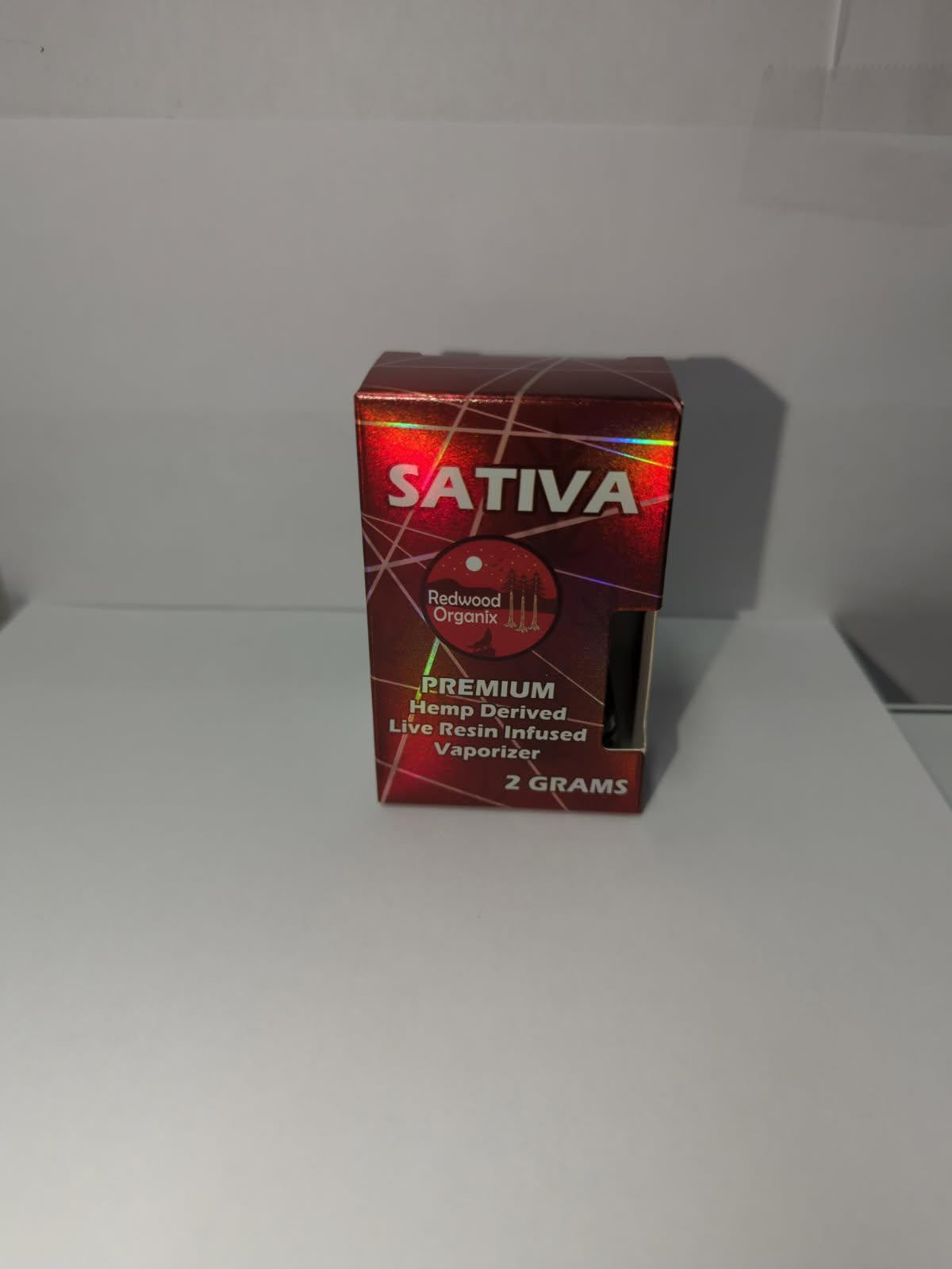 Redwood Organix CBGa 2 gram disposables 1ct 10/box