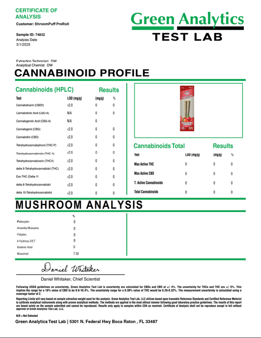 Shroom Puff Pre-Rolls
