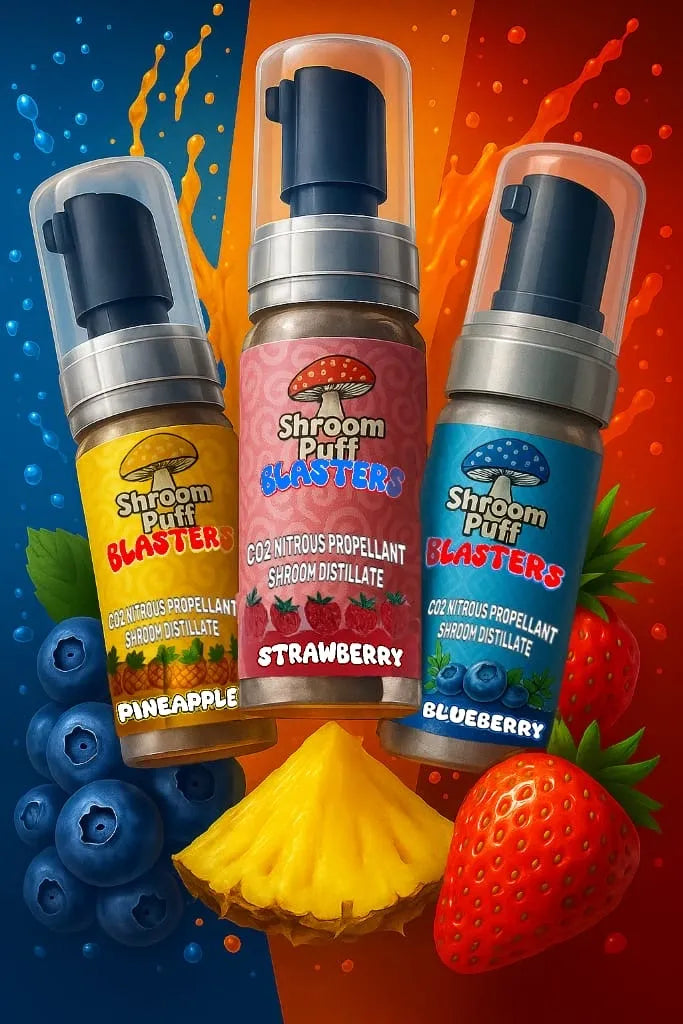 ShroomPuff Blasters CO2 nitrous propellant 20ct/display box