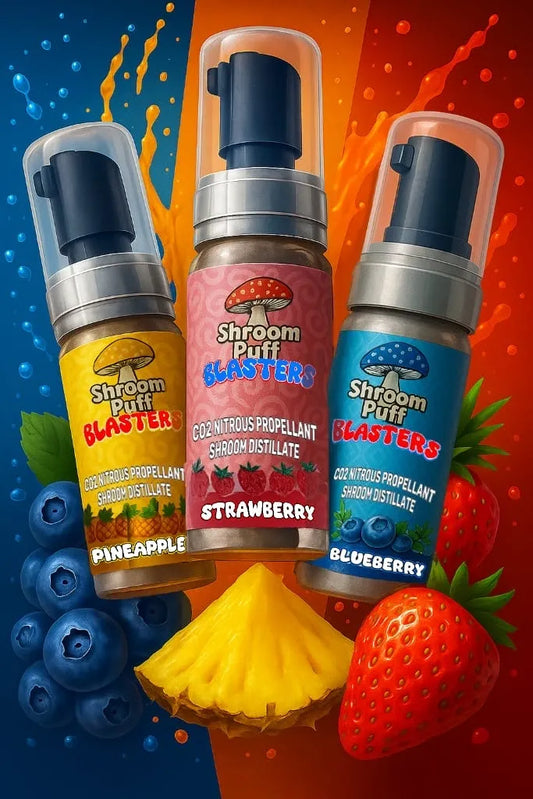 ShroomPuff Blasters CO2 nitrous propellant 20ct/display box