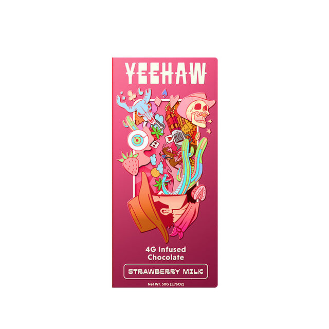 Yeehaw mushroom chocolate bars 10ct/display box